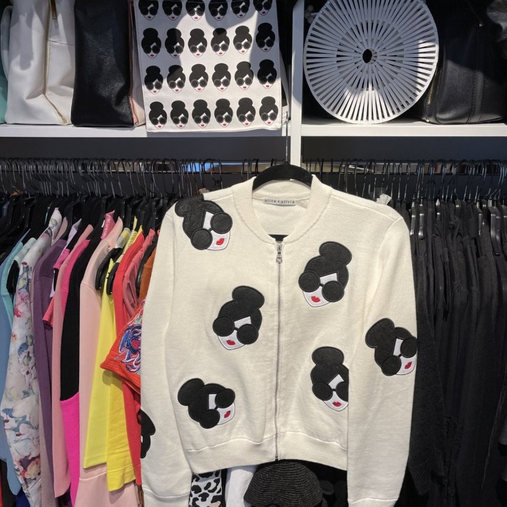 Alice + Olivia Stace Face Sweater